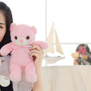 32cm Small LED Light Toys Plush Flashing Bear Toy Luminous Pillow Stuffed Soft Animal Doll