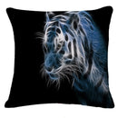 Honana 45x45cm Home Decoration Black 3D Fluorescence Animals 6 Optional Patterns Pillow Case