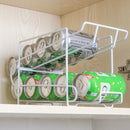 Cans Cola Kitchen Storage Rack Double-Layer Shelf Desktop Storage Rack