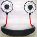 Hand Free Usb Personal Fan- Portable Handheld Mini Led Fan Headphone Design E2N8