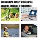 Hand Free Usb Personal Fan- Portable Handheld Mini Led Fan Headphone Design N7Q4