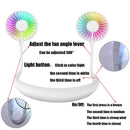 Hand Free Usb Personal Fan- Portable Handheld Mini Led Fan Headphone Design E2N8
