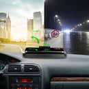 Qi Wireless Charger Fast Charging Car Hub Head-up Navigation Display Phone Holder For iPhone Samsung Huawei Xiaomi
