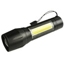 XANES 1517B XPE+COB Dual Lights 1000LM Zoomable USB Rechargeable Tactical EDC LED Flashlight Suit