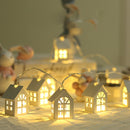 2M Led Garland Wood House Strings 10Leds Room Decor String Lamp Wedding Par