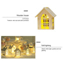 2M Led Garland Wood House Strings 10Leds Room Decor String Lamp Wedding Par