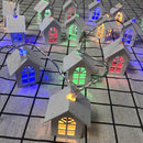 2M Led Garland Wood House Strings 10Leds Room Decor String Lamp Wedding Par
