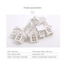 2M Led Garland Wood House Strings 10Leds Room Decor String Lamp Wedding Par