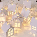 2M Led Garland Wood House Strings 10Leds Room Decor String Lamp Wedding Par
