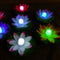 5-Color Led Colorful Lotus Lamp Creek Wishing Lamp Lotus Floating Flower-Sh