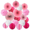 Hanging Paper Electric Fan Cover Wrapping Paper Flower Fan And Honeycomb Ba