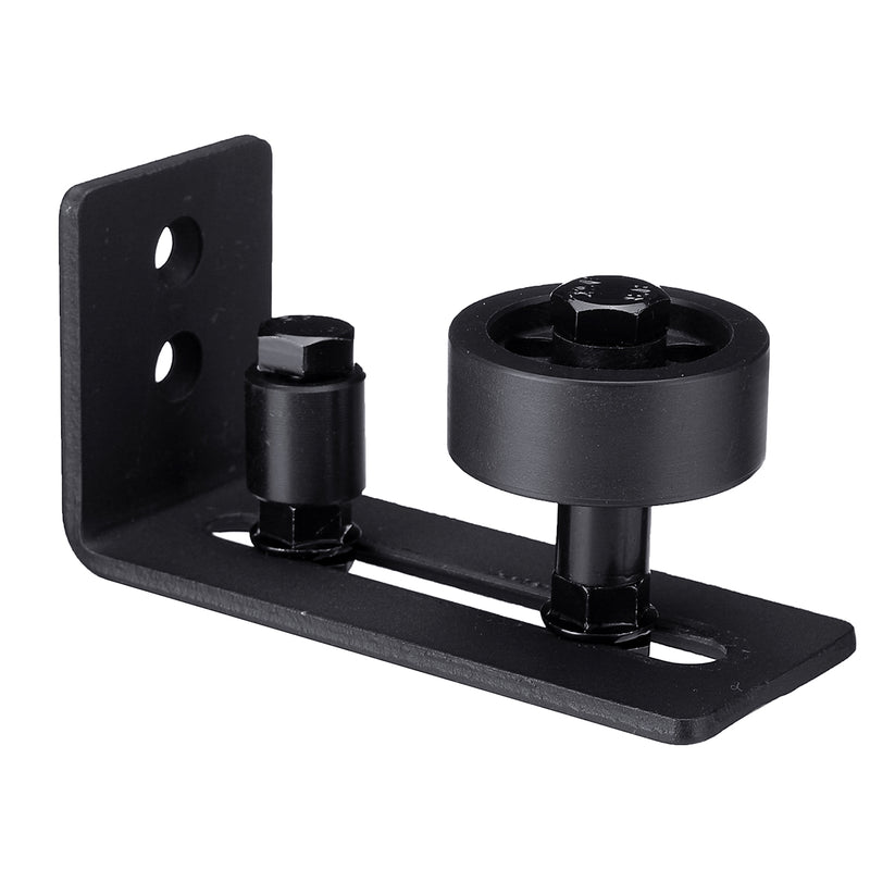 8 in 1 Sliding Barn Door Closet Wheels Tools Kit Track Floor System Unit Hardware Supplies