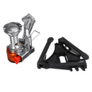 Portable Outdoor Camping Tableware Cookware Folding Stove Cooking Bowl Pot Fork Picnic Set