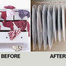 Moth Proof Garment Bags,Garment Cover,8 Pack Clear Garment Bags,Hanging Gar