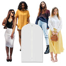 Moth Proof Garment Bags,Garment Cover,8 Pack Clear Garment Bags,Hanging Gar