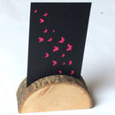 20Pcs Rustic Natural Wood Table Name Number Place Card Holder Memo Note Pho