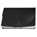 24 Pocket Extended File Folder With Lid, Qefuna A4 Letter Size Expandable F