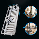Bathroom Pole Drain Shelf Shower Storage Rack Organizer Tray Holder Shower Pole Fixing Storage