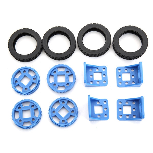DIY Rubber Wheel Trolley Wind NO.34 Model Kit For  DIY Handmade Assembling