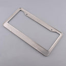 Stainless Steel Metal Noble Luxury Bling Crystal Number License Plate Frame