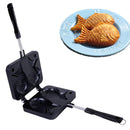 Non-stick Taiyaki Fish Shaped Waffle Frying Pan Maker Home Food Cooking Baking Mold Waffle Maker