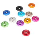 Suleve M3AN4 10cs M3 Countersunk Conical Grommet Gasket Washer Spacer Multi-color