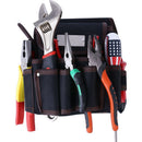 600D Waterproof Cloth Rivet Fixed Tool Bag Belt Utility Kit Pocket Pouch