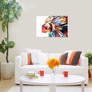 Canvas Girl Face Paintings Wall Art Pictures HD Prints Watercolor Abstract Posters