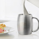 14Oz / 400Ml Stainless Steel Mug Coffee Mug Double Water Cup Travel Outdoor