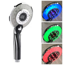 Bakeey LED Light LCD Display Third Gear Water Flow Self Illumination Temperature Control Shower Head For Smart Home