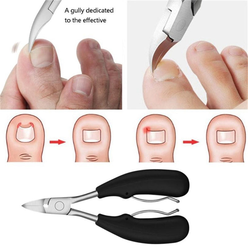 New Toe Nail Clippers 2Pc Nail Correction Nippers Clipper Cutters Dead Skin M3C9