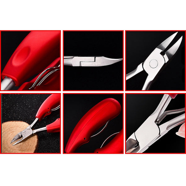 New Toe Nail Clippers 2Pc Nail Correction Nippers Clipper Cutters Dead Skin M3C9