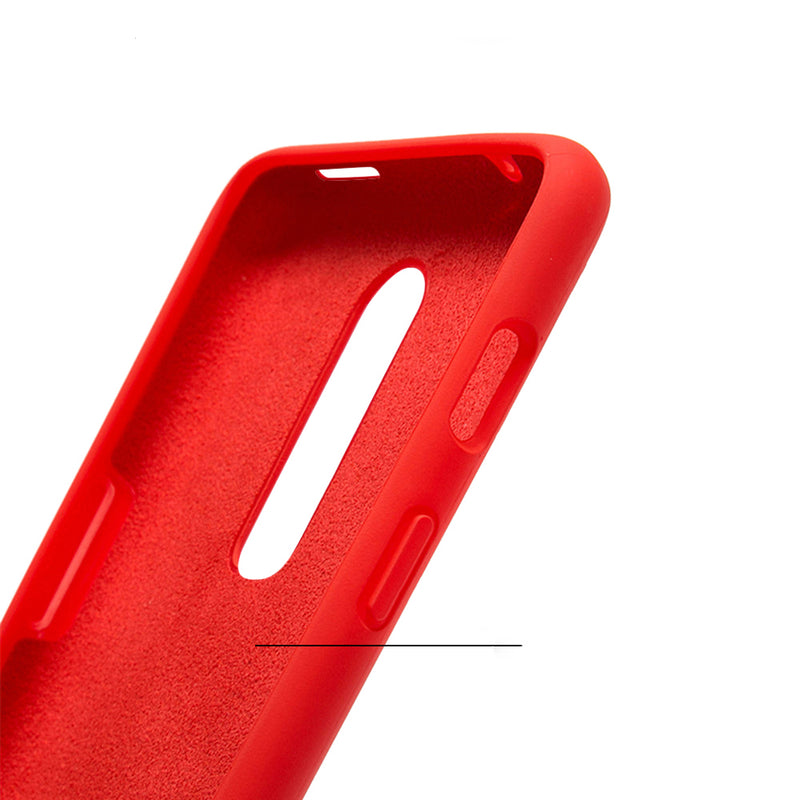 For OnePlus 7 Case Bakeey Original Logo Ultra Thin Anti-Scratch Liquid Silicone Soft Protective Case