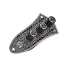 Aluminum Alloy Engraving Harness Control Panel For Jazz Bass Jb Guitar Swit