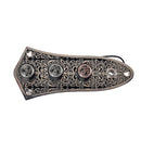 Aluminum Alloy Engraving Harness Control Panel For Jazz Bass Jb Guitar Swit