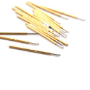 P50-B Nickel Plated Test Probe Length 16.35mm Electronic Spring Detection Needle 100 Pcs / Package Pogo Pin For Home Test Tools