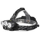 XANES 2309-A Bicycle Headlight 6 Switch Modes T6 + 2 x LTS White Light Outdoor Sports HeadLamp