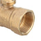 TMOK AC 220V 1/2" 3/4" 1" 1-1/4" Motorized Electric Brass Ball Valves 2 Way 3 Wires Full Port Valve