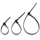 Suleve ZT06 100pcs Releasable Nylon Cable Core Wire Zip Ties Strap Strips 150/200/300mm Length