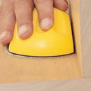 5 Inch Hand Sanding Block For Hook & Loop Sandpaper Hand Pad Polishing Pad  U1O8