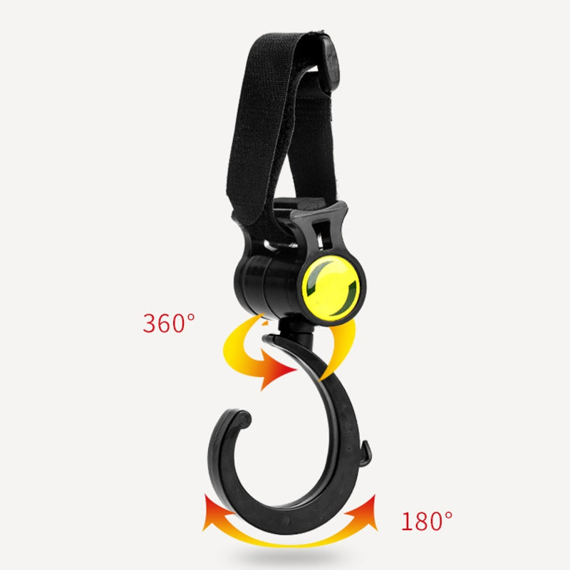 2Pcs Stroller Accessories Organizer for Wheelchair Hooks Baby Pram Throne