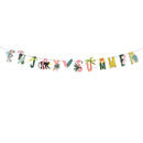 Birthday Party Decorations Set for Boys or Girls Paper Cup Plates Straws Paper Cards