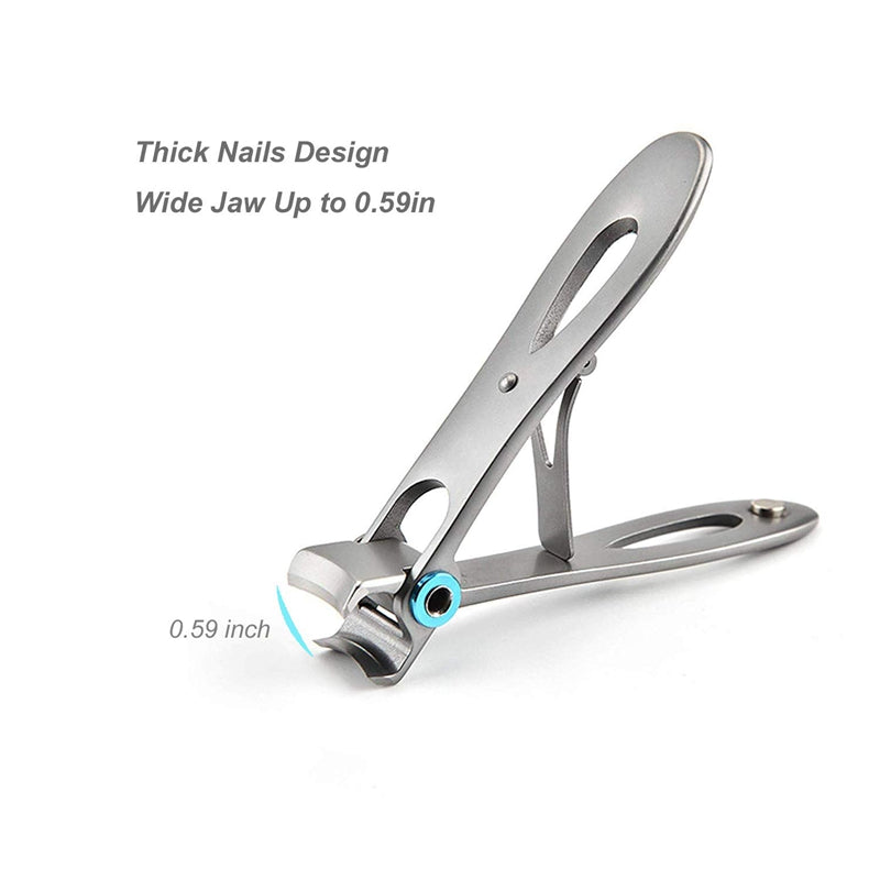 Nail Clipper Set Thick Toenail & Fingernail Cutter With Wide Jaw Opening St U6C6
