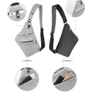 New Osoce Men Nylon Crossbody Shoulder Chest Thin Sling Casual Bag Satchel BL9I2