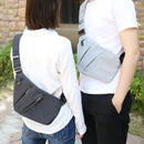 New Osoce Men Nylon Crossbody Shoulder Chest Thin Sling Casual Bag Satchel BL9I2