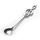 8Pcs Cute Music Theme Tea Stirring Spoon Coffee Spoon Stainless Steel Note  M6F4