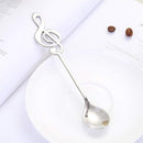 8Pcs Cute Music Theme Tea Stirring Spoon Coffee Spoon Stainless Steel Note  M6F4