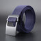 ZANLURE 120cm Adjustable Canvas Tactical Belt Leisure Waist Belts with Zinc Alloy Buckle