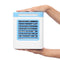 USB Portable Electric Mini Air Cooler 3 Modes Wind Speed Negative Ion Cooling Fan