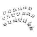 Orthodontic Correction of Hooked/Uncoupled Dental Materials Ultra-thin Rectangle Wire Bracket Dental Bracket